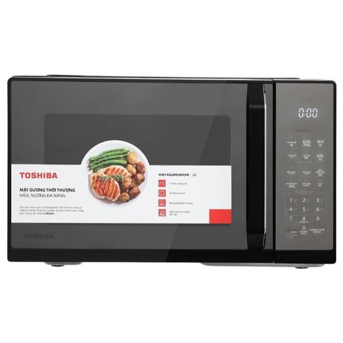 [CHÍNH HÃNG] Lò vi sóng có nướng Toshiba MW3-EG26PE(BM)VN 26 lít