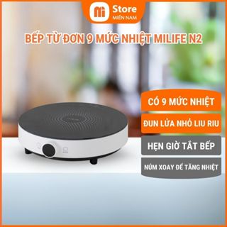 Bếp từ đơn miLife Youth Lite N2 điều chỉnh 9 mức nhiệt