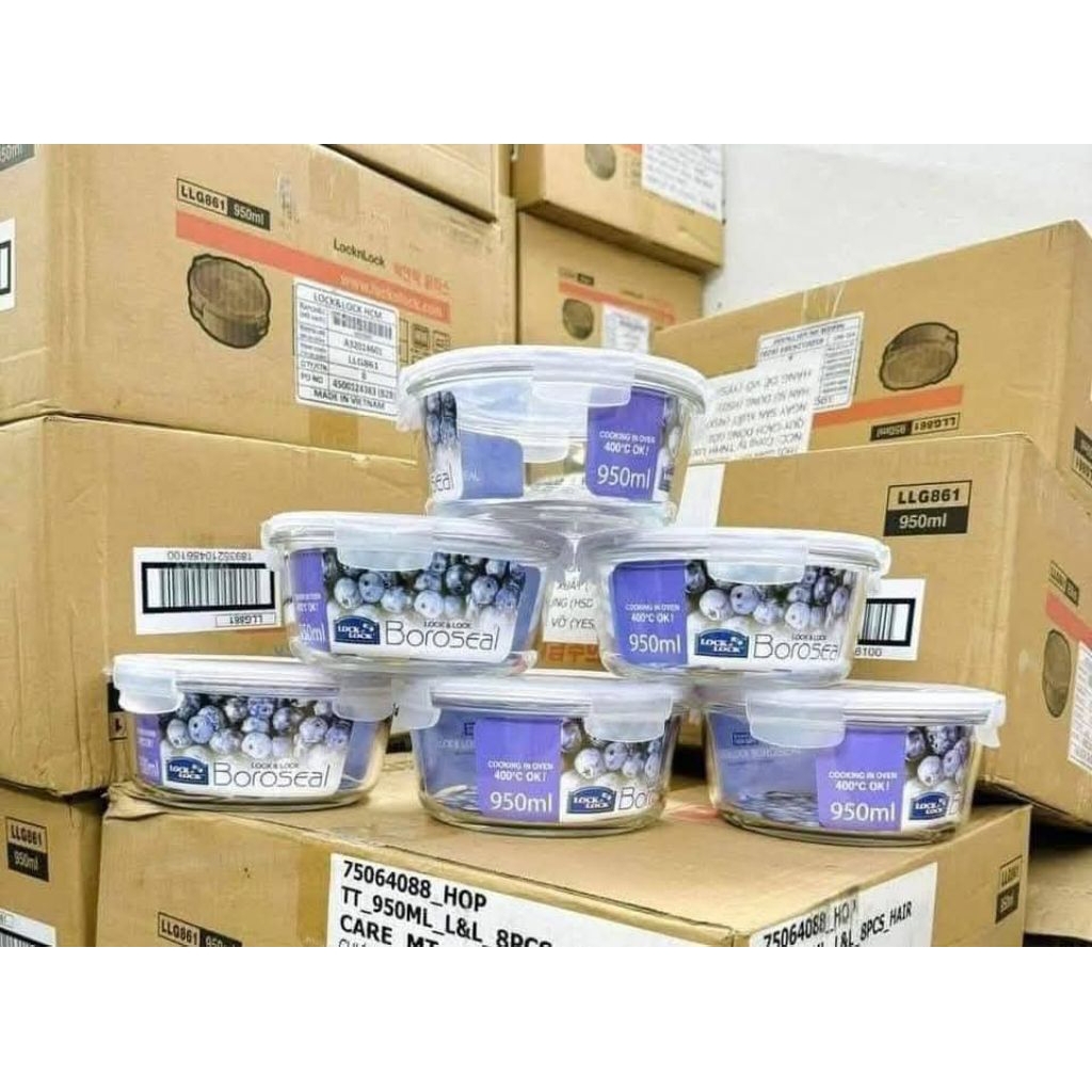 thố thủy tinh lock & lock 950ml