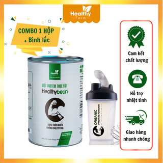  combo 1 hộp +1 bình lắc Bột Protein thực vật  Healthy Bean 