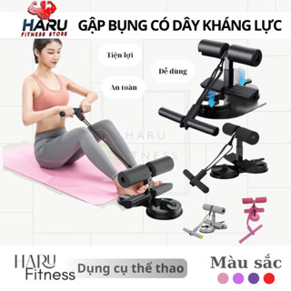Thiết Bị Tập Bụng Đa Năng Haru 2 in 1 Nhỏ Gọn – Tích Hợp Dây Kháng Lực, Tập Eo Tay Bụng Tại Nhà HR10