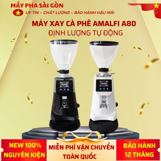 [HCM-HỎA TỐC] Máy Xay Cà Phê, Máy Xay Cà Phê Amalfi A80 Tự Động Định Lượng, Pha Máy pha Phin, Hỗ Trợ Đếm Số Ly