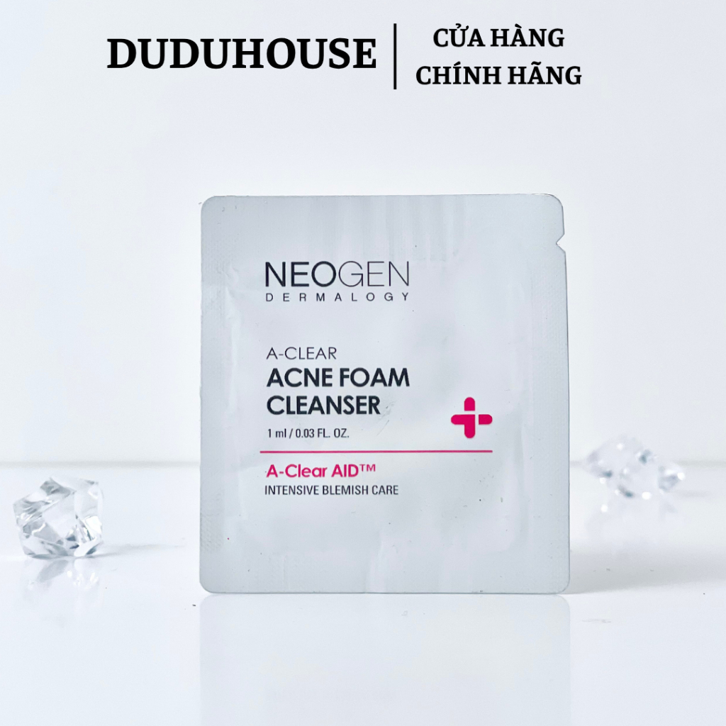 Sample Sữa Rửa Mặt Neogen Dermalogy A-clear Acne Foam Cleanser 1ml