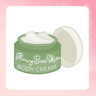  GLOWY BAE SKIN - KEM XANH BƠ MIX CREAM DÀNH CHO BODY 100gr 250gr 500gr 