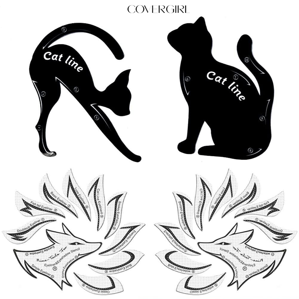COVERGIRL - Khuôn Kẻ Mắt/ Eyeliner Hình Đuôi Cáo/ Mèo - Khuôn Kẻ Eyeliner Chuyên Nghiệp