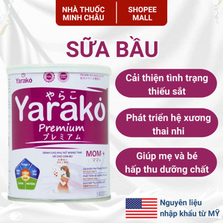 Sữa Bầu YARAKO PREMIUM MOM+ Dành Cho Phụ Nữ Mang Thai Và Cho Con Bú Hộp 400g