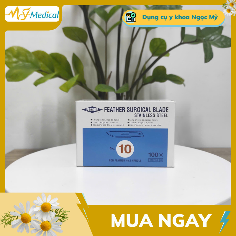 LƯỠI DAO MỔ PHẪU THUẬT NHẬT ( FEATHER ) SỐ 10/11/15/20