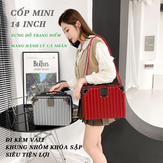 Cốp Vali 14 inch đựng mỹ phẩm - đồ dùng cá nhân cài vali siêu tiện lợi