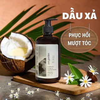 Dầu xả dừa, hoa bưởi 500g VƯỜN NHÀ CỘI giúp phục hồi hư tổn, chẻ ngọn mềm mượt giảm khô sơ tóc
