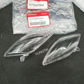 Cặp nắp, chụp ốp võ đèn xi nhan trước FUTURE 2, WAVE 125 zin Honda