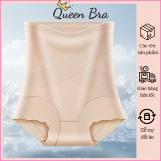 Quần gen định hình bụng bigsize chất su mát lạnh, quần lót nịt bụng giảm eo QG02, Queennga