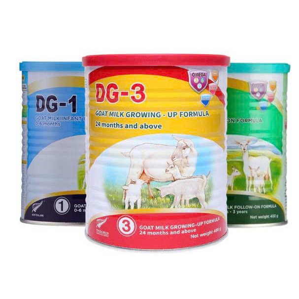 (CHÍNH HÃNG) Sữa Dê Công Thức DG 1/DG 2/ DG 3 800g/400g