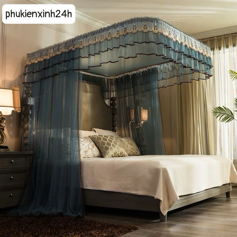   PLB- PHIÊN BẢN NÂNG CẤP  Màn  mùng khung 2 cột không khoan tường Hàng sẵn  