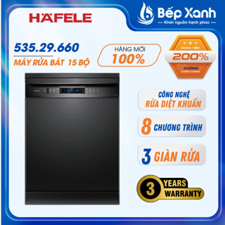 [FREESHIP HCM] Máy rửa chén độc lập Hafele HDW-F605B (535.29.660) - 15 bộ