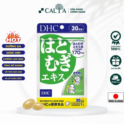 Viên Uống Trắng Da DHC Adlay Nhật Bản, Dưỡng Da Từ Bên Trong - DHC Adlay Extract 30 Ngày 30 Viên