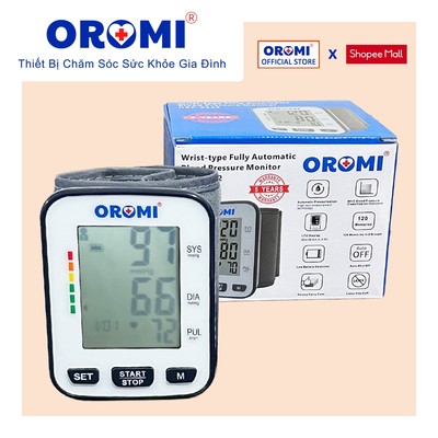 Máy Đo Huyết Áp Điện Tử Cổ Tay OROMI DBP-2242 - Đọc Kết Quả Bằng Giọng Nói