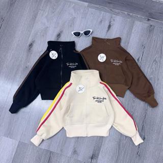  K22- BÉ TRAI TĂNG 1 SIZE  tomnaukid  Áo khoác CỔ ĐỨNG thể thao cho bé trai bé gái size từ 9-40Kg 