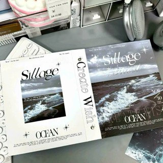 Bìa Binder A5 6 Còng “Ocean” Chất Liệu Giấy Bìa Cứng - Binder Đựng Card Idol Kpop, Card Anime, Album Đựng Ảnh