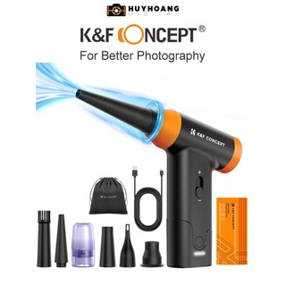 Quạt thôi bụi K&F CONCEPT Dành cho Ống kính và máy ảnh 150000 vòng/phút 6 đầu thổi SKU.2318