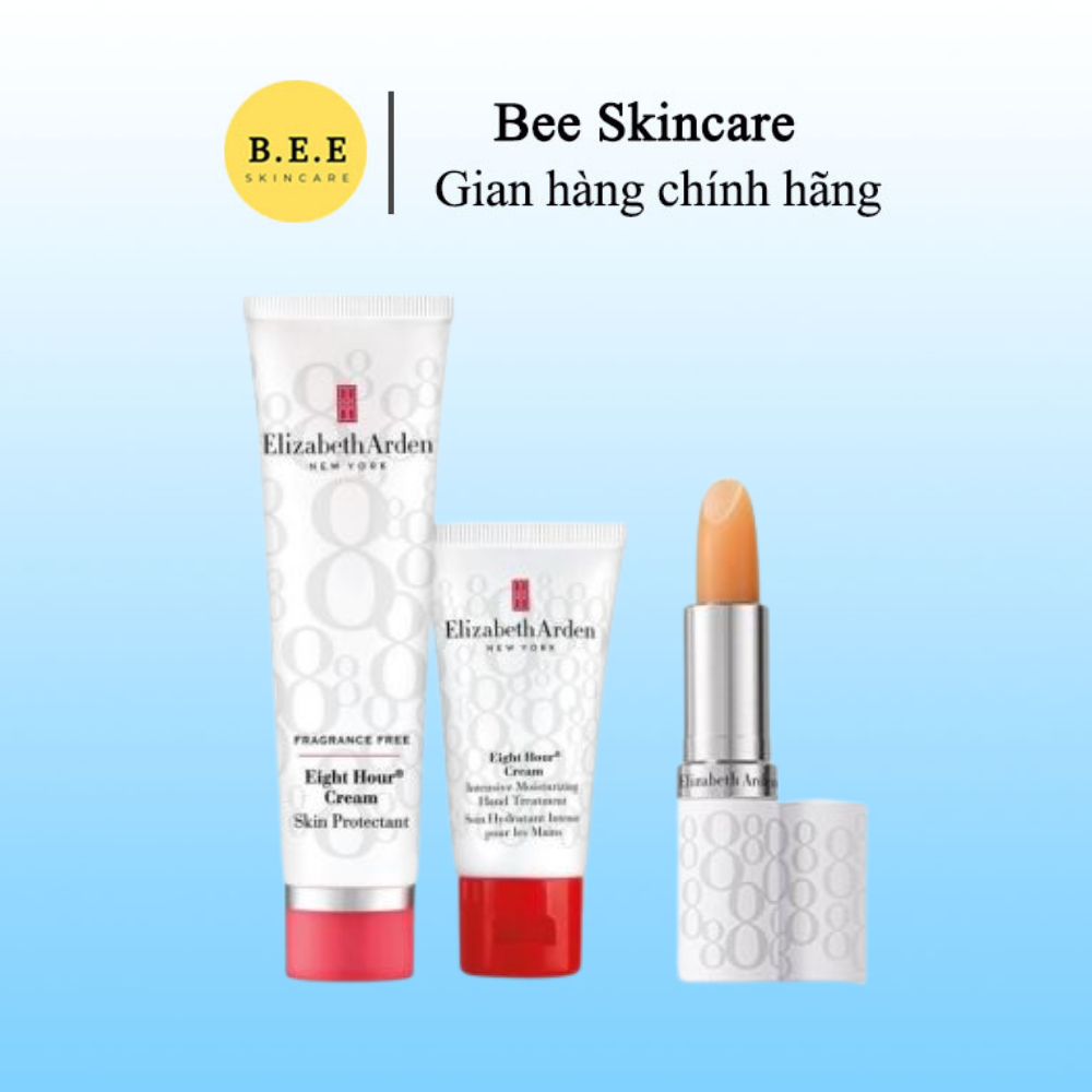 Kem Dưỡng Ẩm, Son Dưỡng Môi Đa Năng Elizabeth Arden Eight Hour Cream Dưỡng Ẩm, Làm Mềm Da Bee Skincare