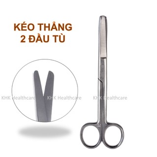 Kéo thẳng 16cm 2 đầu tù