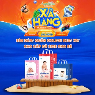 (Xả Hàng) [HÀNG MỚI VỀ] Bỉm Goldgi Cao Cấp/ X5/ ECO Đủ Size Cho Bé XL44 L48 XXL32 | Applenguyen94