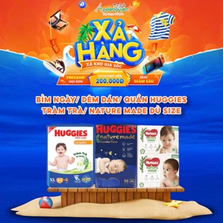 ( RẺ VÔ ĐỊCH ) Tã Bỉm Quần Huggies Skin Care Tràm Trà Tự Nhiên Size NB60/S82/M64/L44/XL38/XXL26 | Applenguyen