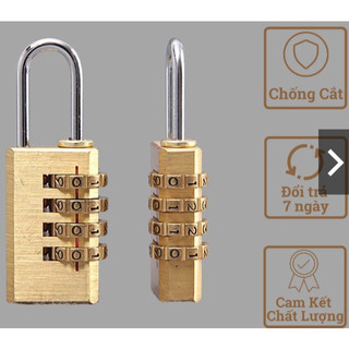 ổ khóa mini khóa va li mã số bằng đồng
