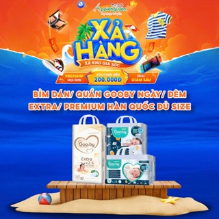 ( RẺ VÔ ĐỊCH ) Bỉm Gooby Extra/Premium (Ngày/Đêm) Hàn Quốc Dán/Quần Đủ Size Cho Bé | Applenguyen94
