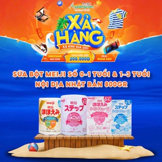 ( RẺ VÔ ĐỊCH ) Sữa Meiji Nội Địa Nhật Số 0-1 tuổi & 1-3 tuổi 800g Thanh/Lon | Applenguyen94