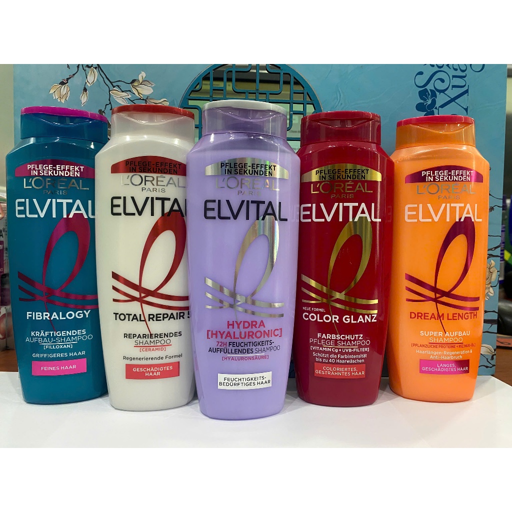 Dầu gội loreal elvital các màu