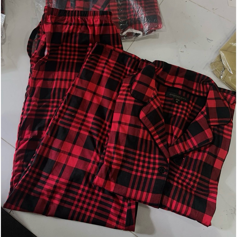 Bộ Ngủ Kẻ Sọc Caro XK M/L