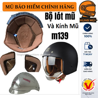 Kính và bộ lót bên trong Mũ Bảo Hiểm  Royal M139 kính âm
