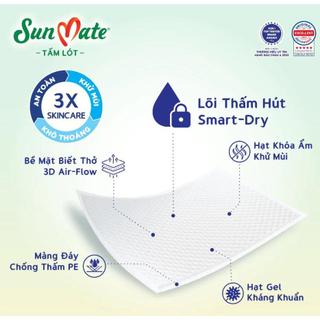 Tấm lót SunMate 10 Miếng/ 20 miếng kích thước 45x70cm