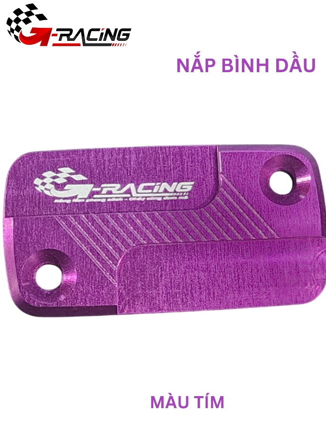 Nắp Bình dầu nhôm CNC nguyên khối Màu Tím| GBD001-6