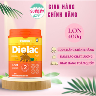 Sữa bột Dielac Alpha Gold 2 Hộp thiếc 400g_800g