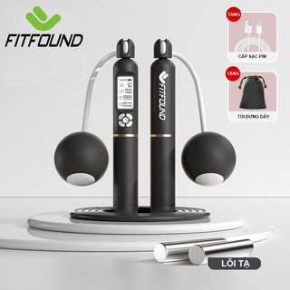  Dây Nhảy Thể Lực Đếm Số Vòng Đo Calo Không Dây Có Cáp Sạc Pin - Có Bóng Và Dây Dài - Dụng Cụ Tập Gym Thể Dục Giảm Cân 