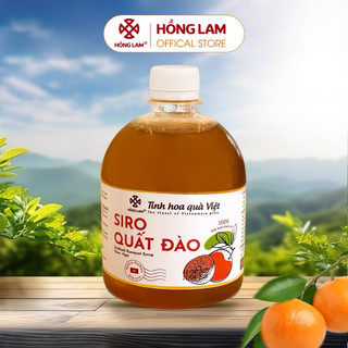 Siro Mơ Má Đào / Siro Quất Đào chai chiết 100ml dùng pha chế đồ uống