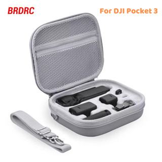 Hộp Đựng Cho DJI Osmo Pocket 3 Camera Túi Xách Di Động Túi Đeo Vai Đen Trắng PU Vali Cho Pocket 3 Phụ Kiện