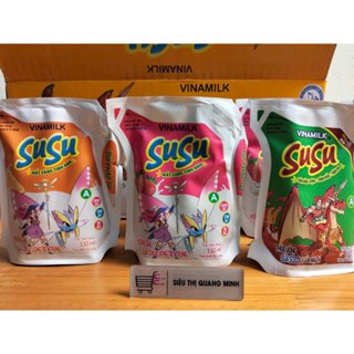 Combo 5 Túi Sữa Susu Vinamilk Socola lúa mạch /Cam /Dâu
