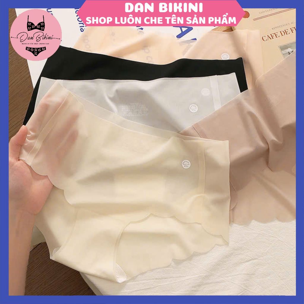 Quần Lót Nữ Su Lụa Tàng Hình Cao Cấp Họa Tiết Đám Mây Siêu Mỏng Không Đường May Mẫu 1029