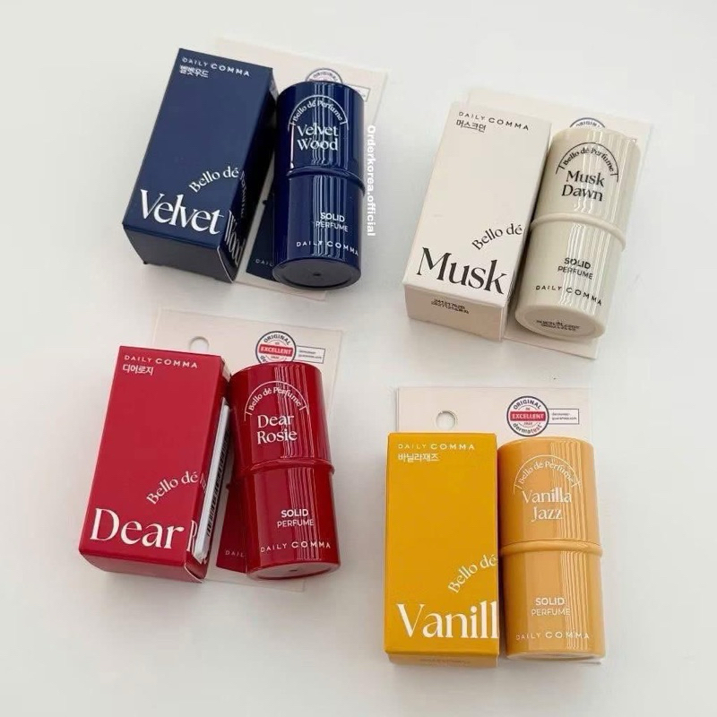 Nước hoa sáp Daily Comma đủ mùi