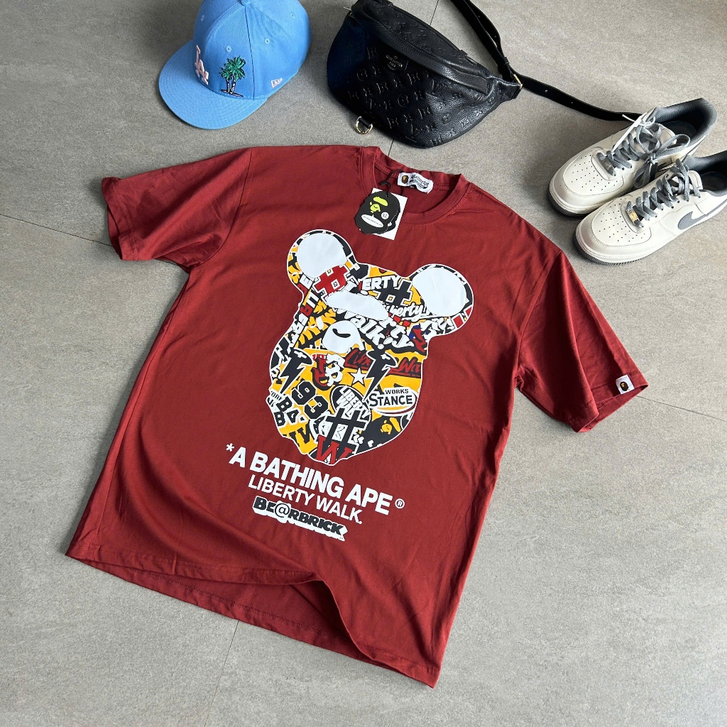 Áo thun BAPE - A Bathing Ape x Liberty Walk