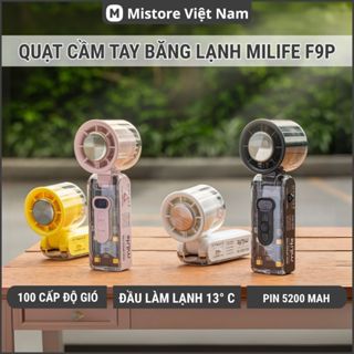 Quạt cầm tay sò lạnh miLife F9P tích pin 18 tiếng / Bảo hành 12 tháng