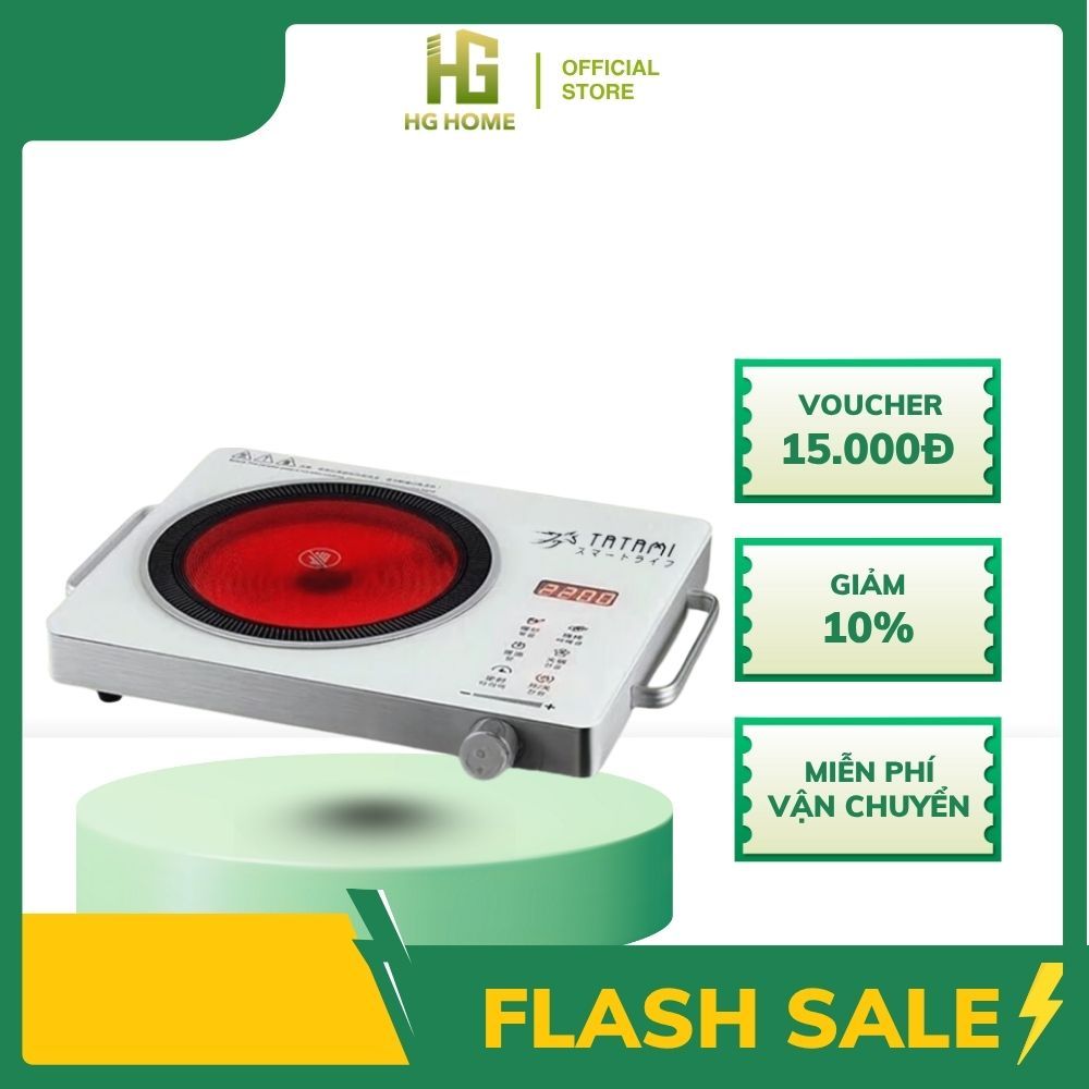  Bếp hồng ngoại TATAMI đa năng công suất cao 3500W không kén nồi không bức xạ tiết kiện điện - HGHOME 