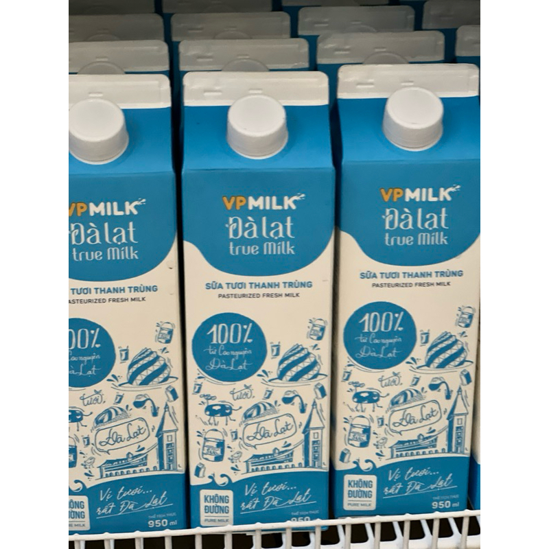 Sữa Tươi Thanh Trùng VPMILK không đường 950ml