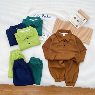  Bộ thu đông bé trai,Đồ Bộ dài tay bé trai chất cotton tổ ong siêu đẹp cho bé mặc nhà MINMIN BABY 