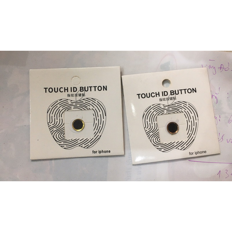 Nút Home màu đen hỗ trợ cảm ứng vân tay cho iPhone (Touch ID Button)
