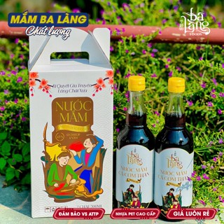  Nước Mắm Cá Cơm Than Đặc Biệt 45N - Sản phẩm truyền thống Ba Làng Foods 