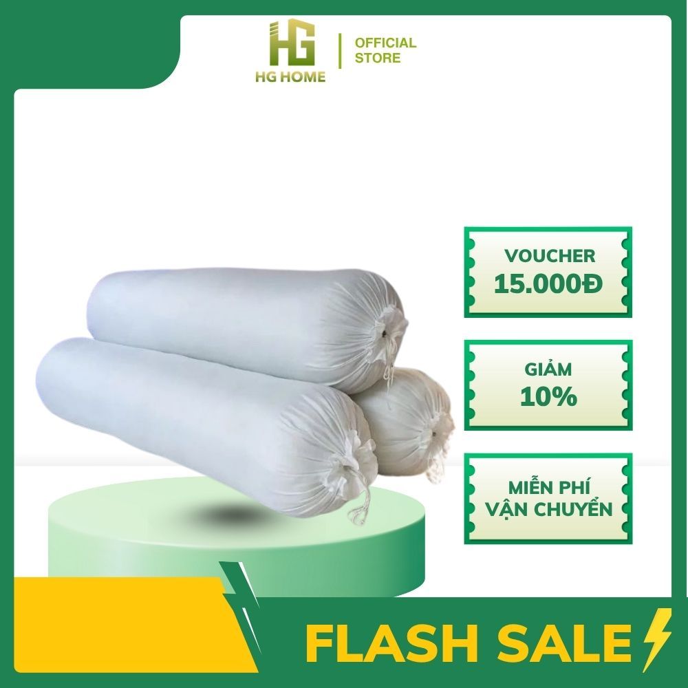 Ruột gối ôm M2T Bedding bông sơ trắng tinh khiết kháng khuẩn